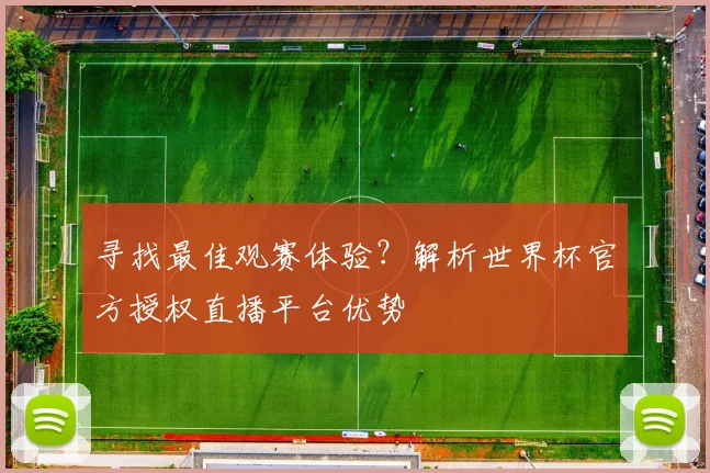 寻找最佳观赛体验?解析世界杯官方授权直播平台优势